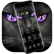 Black Evil Cat Dark Theme For PC