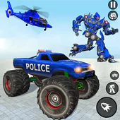US Police Monster Truck Robot