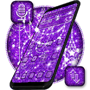 Purple Glitter Moon Theme  APK 1.1.3