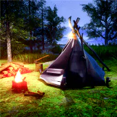 Forest Camping Survival Simulator - Camping Games