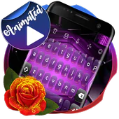 Digital Purple 3D Keyboard  APK 7.5.1