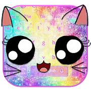 Galaxy Kitty Emoji Keyboard Theme  APK 6.6.28