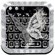 Luxury Diamond Butterfly Keyboard Theme For PC