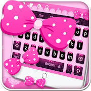 Pink Bow Keyboard Theme  APK 6.0.1229_10