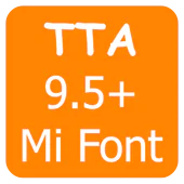 TTA MI Myanmar Font 9.5 to 12 APK MMM