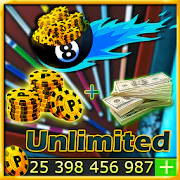 Coins and Cash for 8 ball Pool Prank : unlimited  APK 1.0