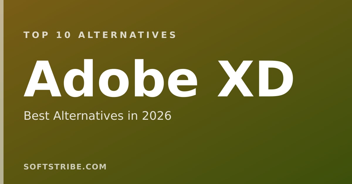 Top 10 Best Alternatives for Adobe XD in 2026
