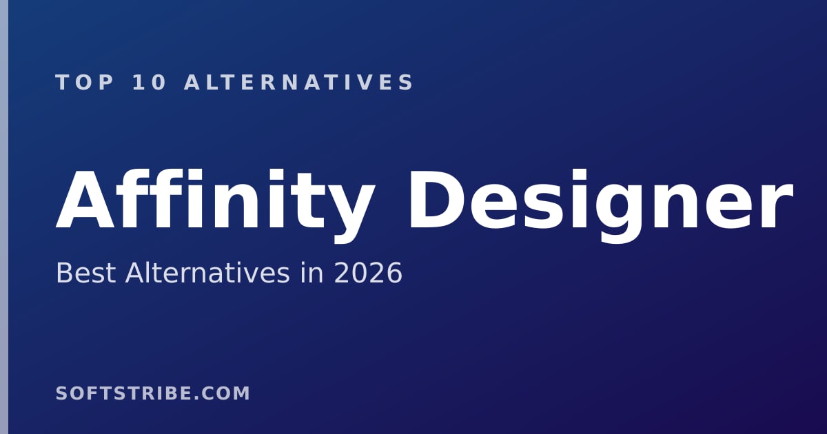 Top 10 Best Alternatives for Affinity Designer in 2026