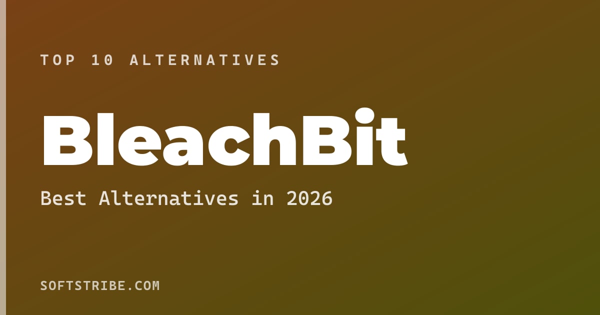 Best BleachBit Alternatives: For System cleaning and privacy protection in 2026