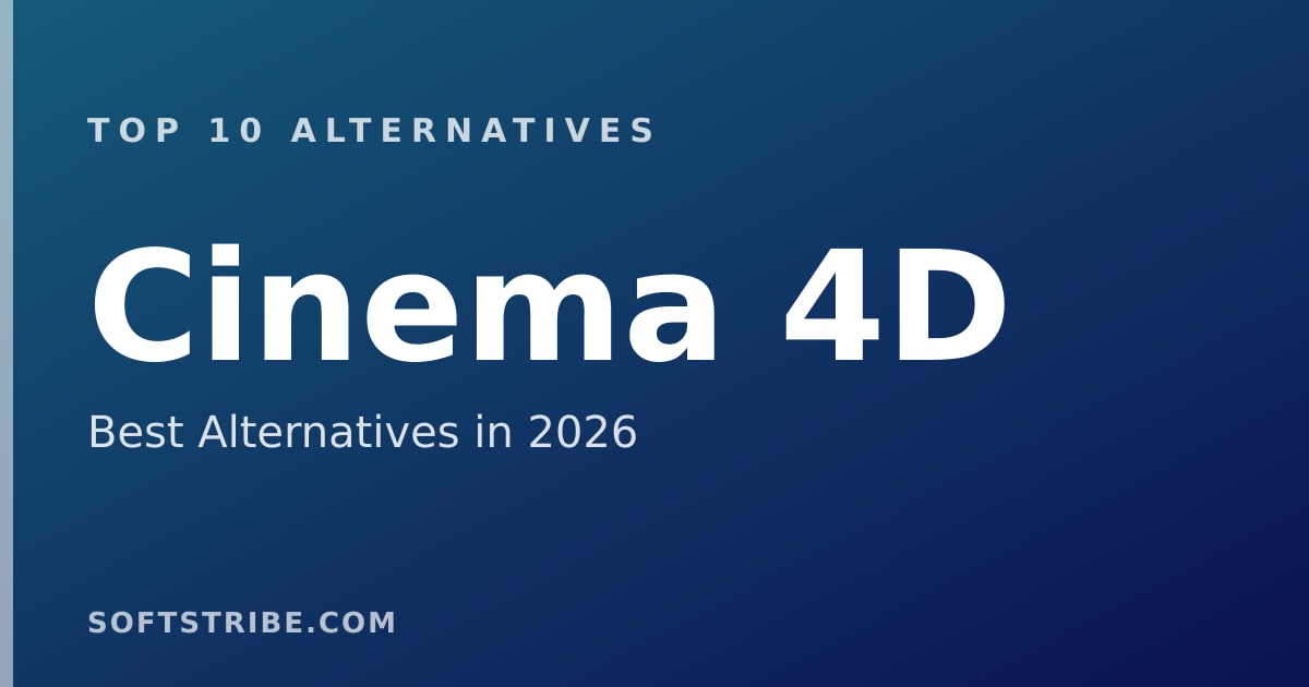Top 10 Best Alternatives for Cinema 4D in 2026