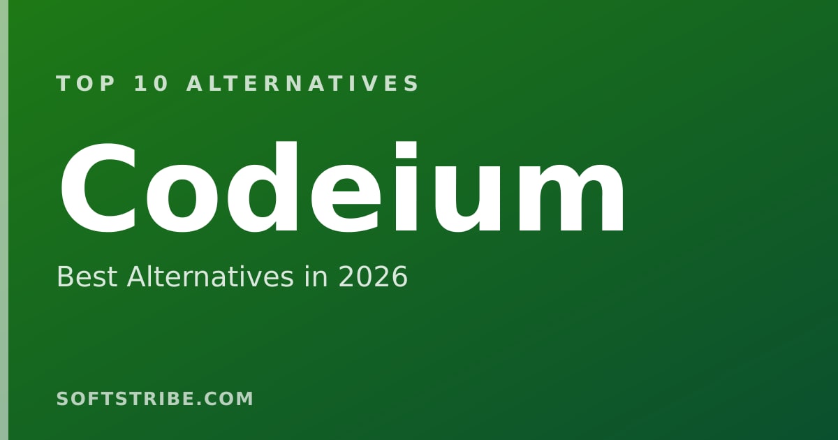 Top 10 Best Alternatives for Codeium in 2026