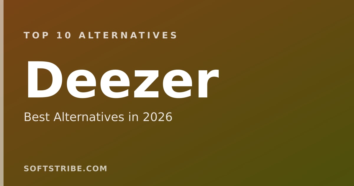 Top 10 Best Alternatives for Deezer in 2026
