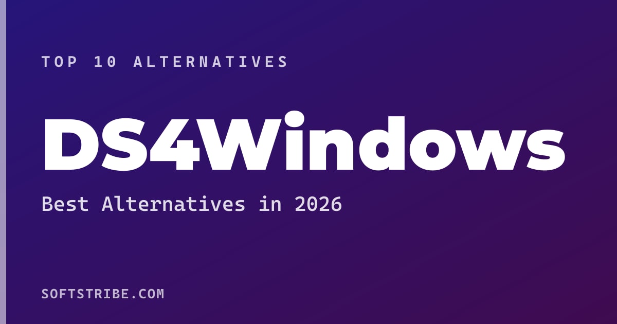 Top 10+ Alternatives for DS4Windows in 2026
