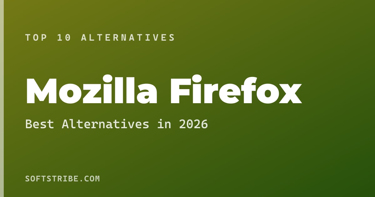 Top 10+ Alternatives for Mozilla Firefox in 2026