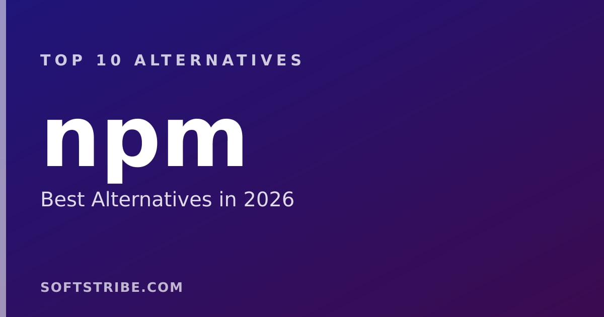 Top 10 Best Alternatives for npm in 2026