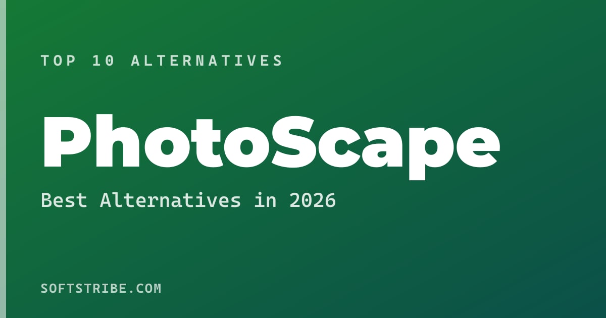 Top 10+ Alternatives for PhotoScape in 2026