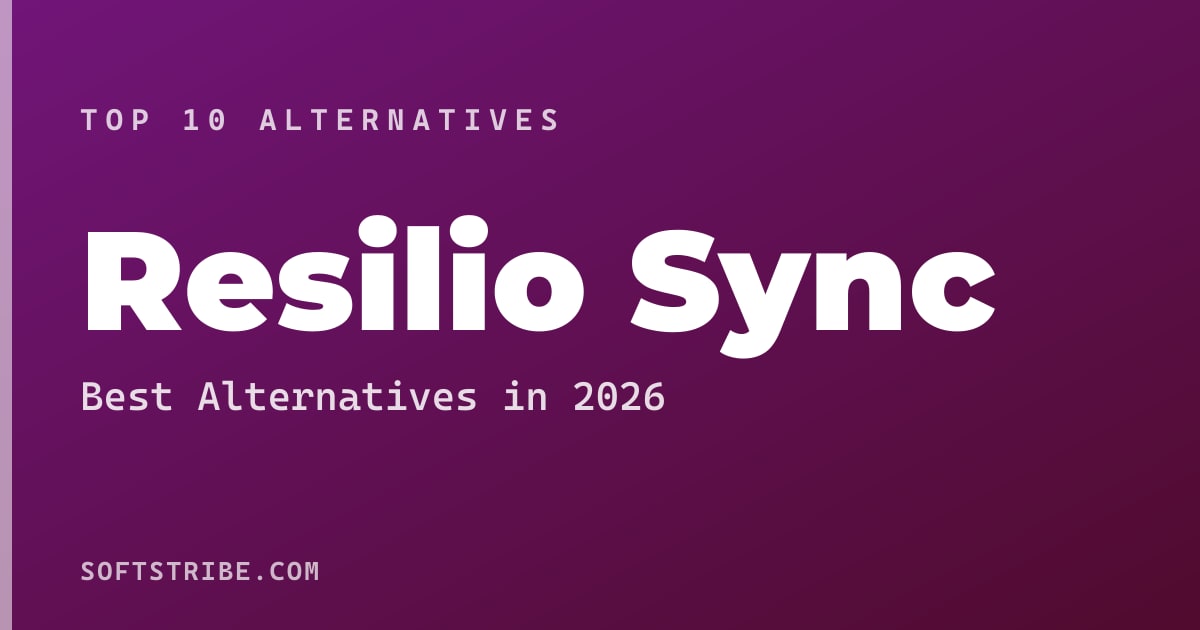 Top 10+ Alternatives for Resilio Sync in 2026
