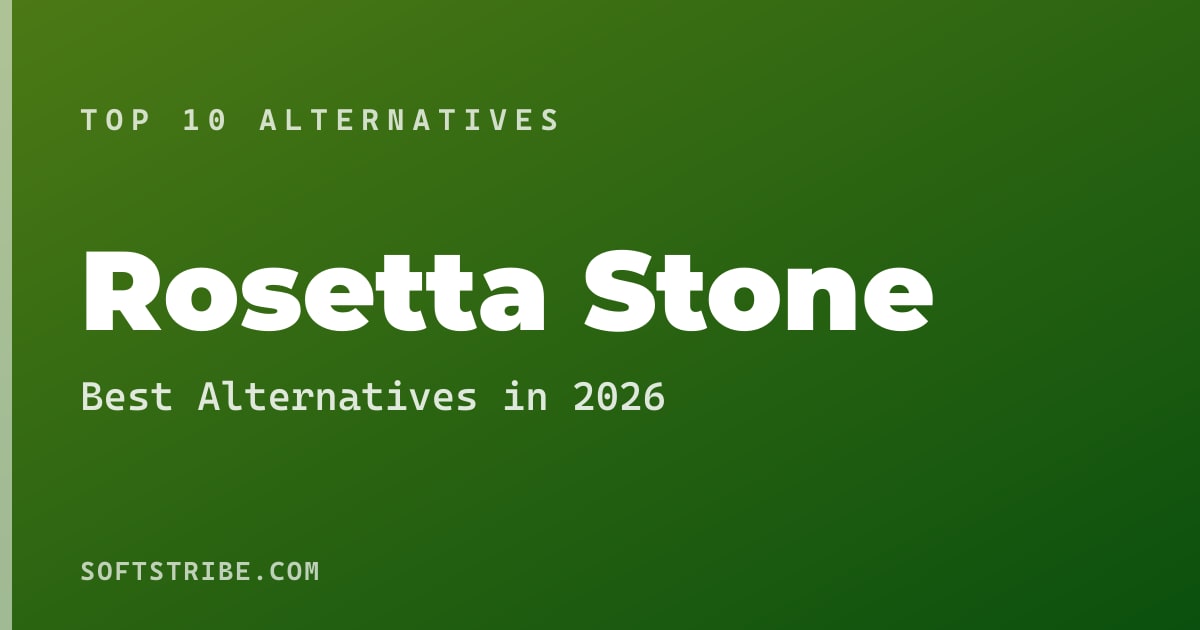 Top 10+ Alternatives for Rosetta Stone in 2026