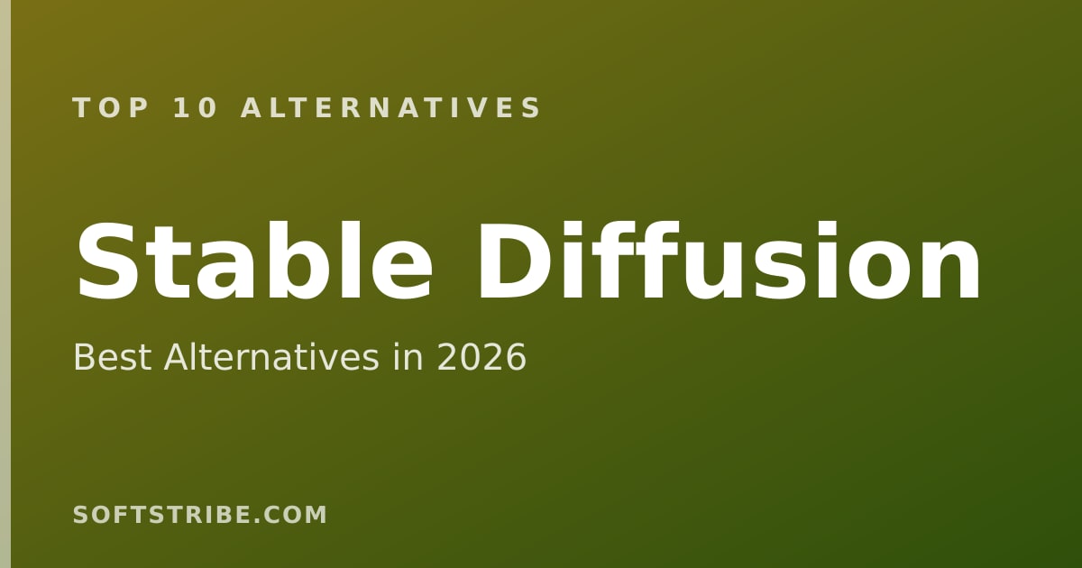 Top 10 Best Alternatives for Stable Diffusion in 2026