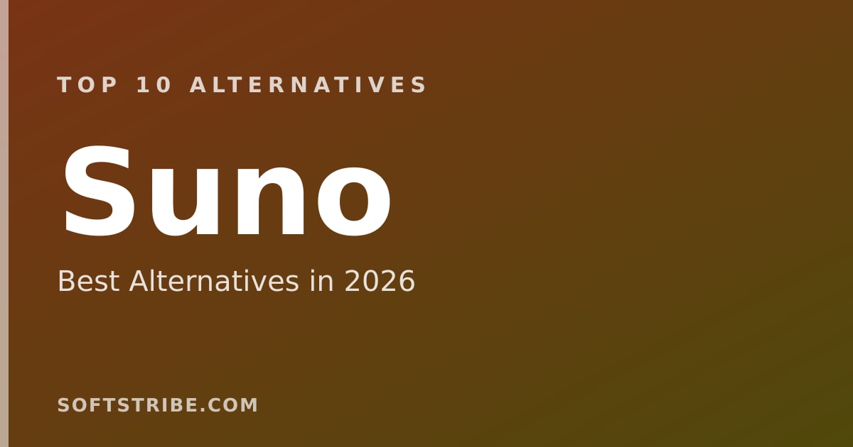Top 10 Best Alternatives for Suno in 2026