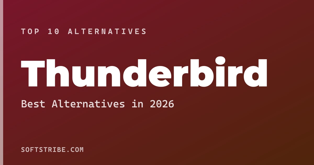 Best Thunderbird Alternatives: For Open-source email client in 2026
