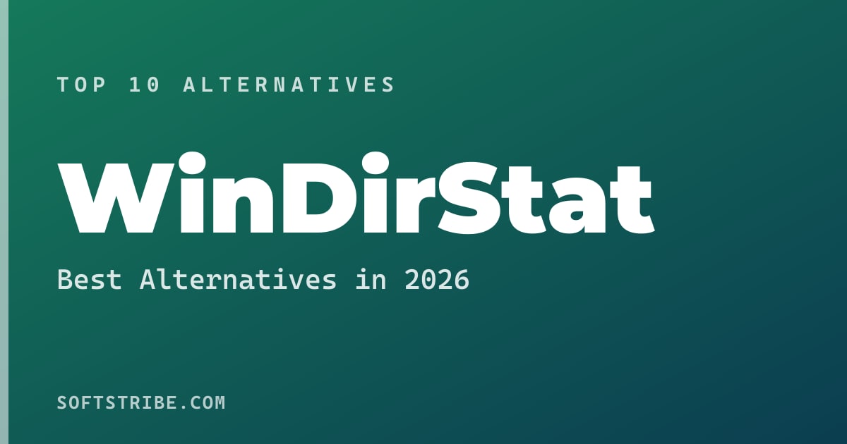 Top 10+ Alternatives for WinDirStat in 2026