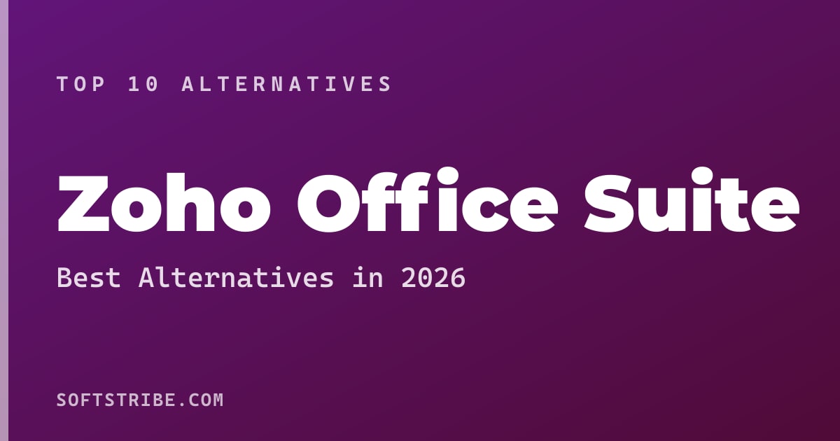 Top 10+ Alternatives for Zoho Office Suite in 2026