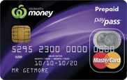 The image by Woolworths Money Reloadable Prepaid MasterCard Card