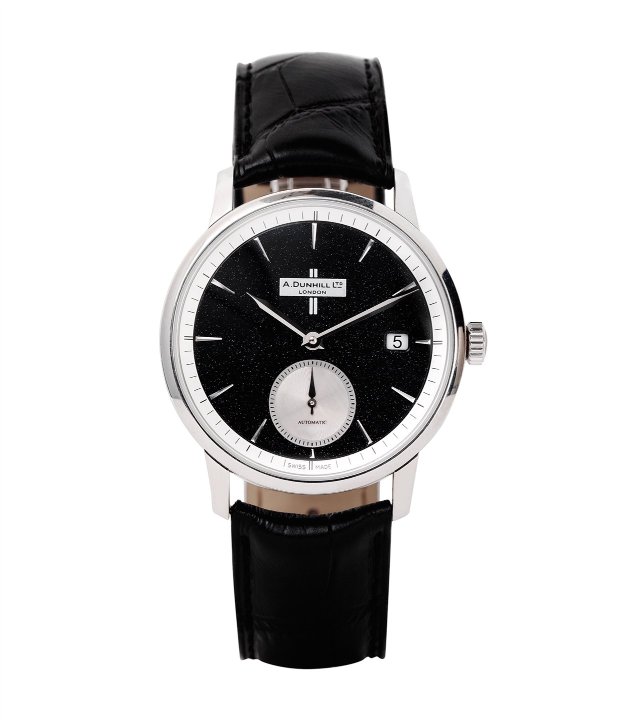 Dunhill Classic watch Crushed Black Diamond in Dial