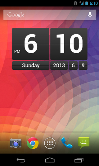 Retro Clock Widget Android