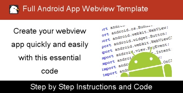 Full Android App Webview Template