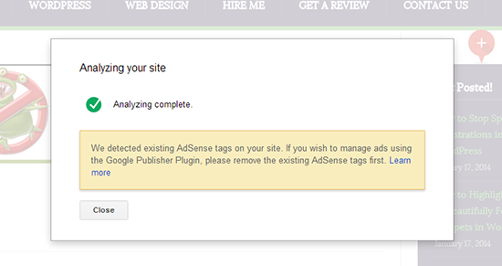 Analyzing your Site Google Publisher