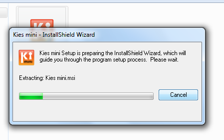 Preparing Installation for Samsung Kies Mini