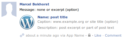 Add Link to Facebook 
