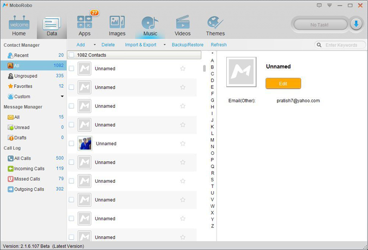 Data Manager Moborobo