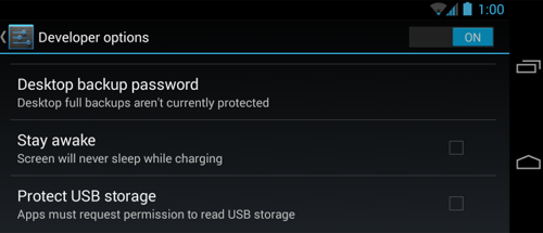 Enable Developer Options Galaxy S5