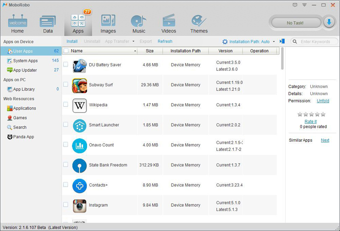 Moborobo Application Manager