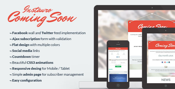 Instauro Maintenance or Coming Soon