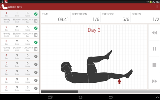 Abs workout Android