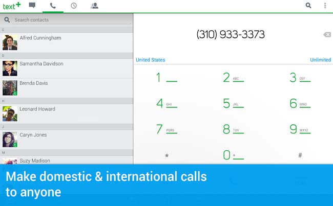 textPlus Free Text + Calls for Android