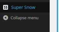 Super Snow WordPress plugin