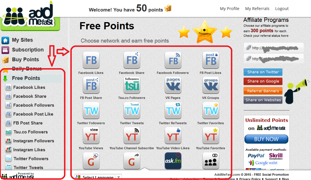 AddMeFast Free Offers to Get Free 100k Facebook Page Likes