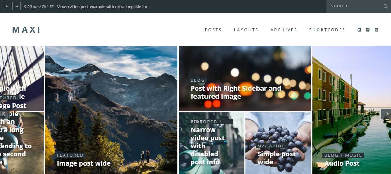 Maxi – News & Magazine Theme