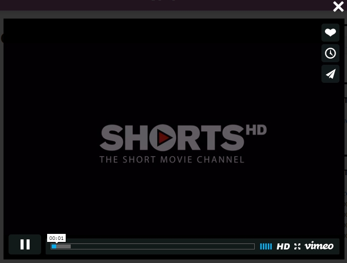 Lightbox Vimeo Video