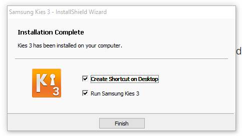 Installation Complete Kies 3