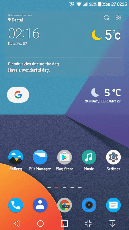 Stock Wallpapers of LG G6 