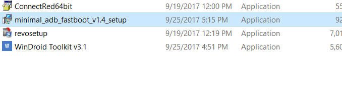 minimal adb fastboot setup