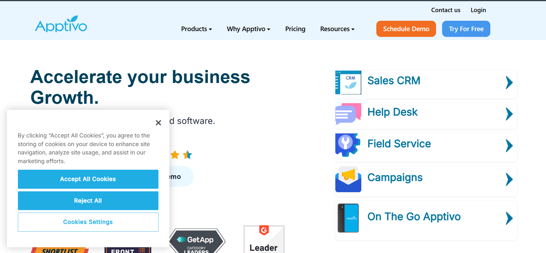 Apptivo best alternative of Zoho CRM