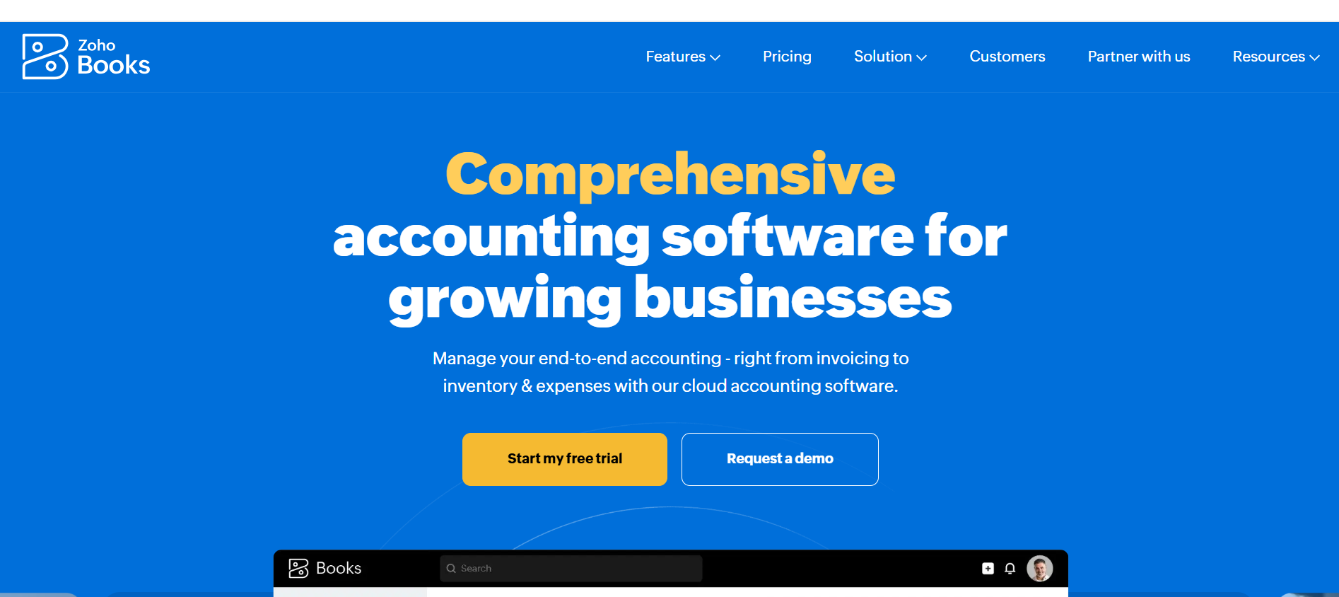 Zoho Books best alternative of FreshBooks