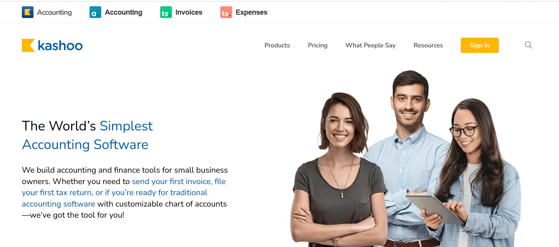 Kashoo best alternative of FreshBooks